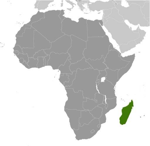 Lage Madagaskars