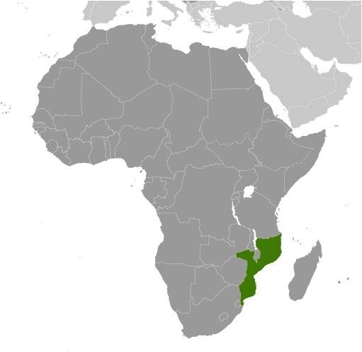 Lage Mosambiks