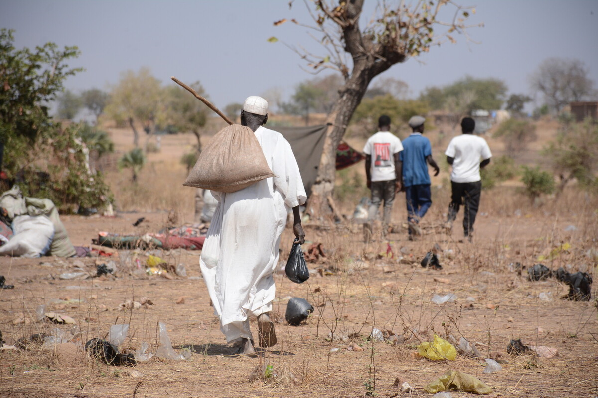 Vertriebenenlager im Sudan